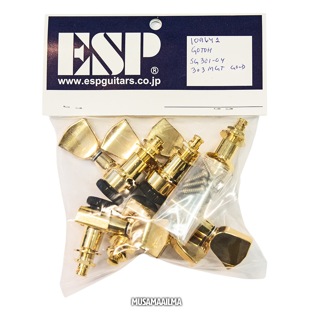 ESP Gotoh Magnum Lock Trad 3+3 Gold Machine Heads