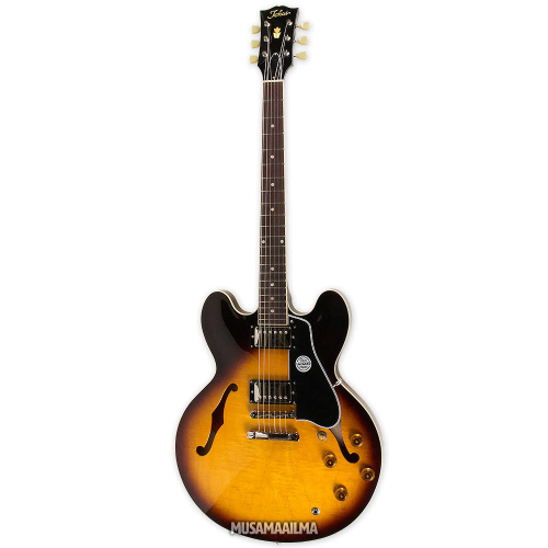 Tokai ES-224 Sunburst Semi-Hollow Electric Guitar - Musamaailma