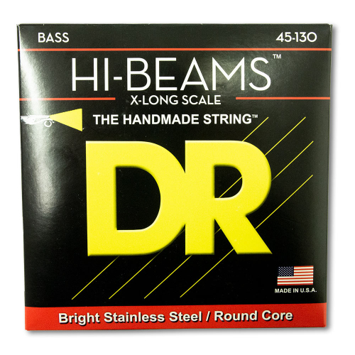 DR Strings Hi-Beam Extra Long LMR5-130 (45-130) 5-String Electric Bass String Set