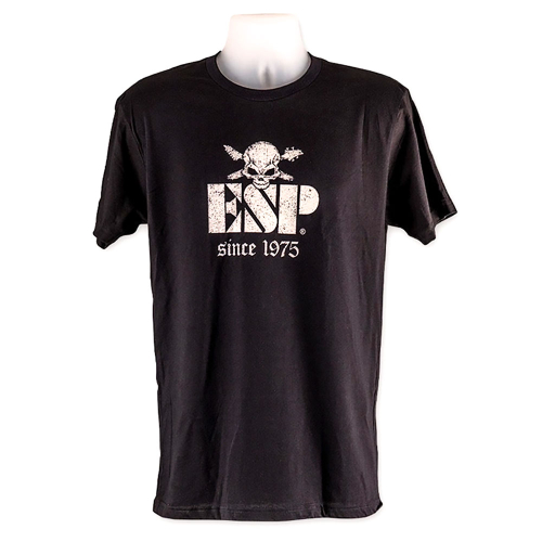 ESP Skull 1975 Tee Black Shirt L