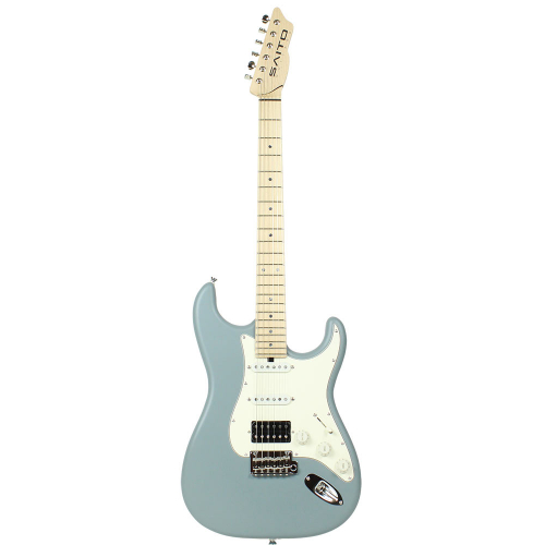 Saito S-622CS HSS Maple Olive Gray Electric Guitar