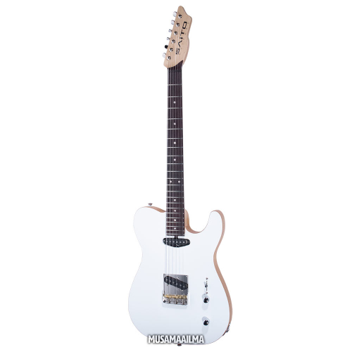 Saito S-622TLC SS Alder Chamonix White Electric Guitar