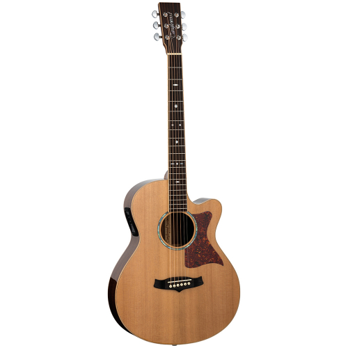Tanglewood TW45RE Natural Electric-Acoustic Guitar