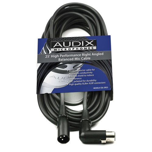 Audix CBLDR25 Microphone Cable 7.6m