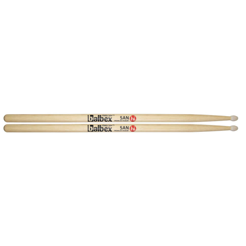 Balbex Hickory 5A Nylon Drumsticks Pair