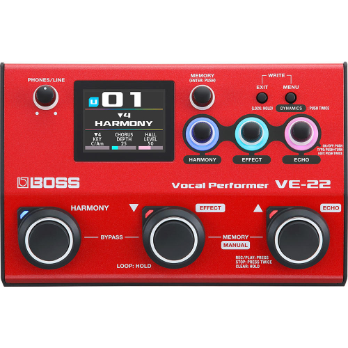 BOSS VE-22 Vocal Performer Effects Pedal