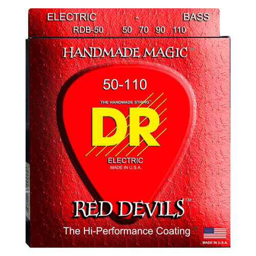 DR Strings K3 Red Devils RDB-50 (50-110) Sähköbasson kielisetti