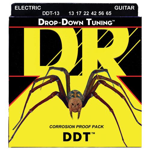 DR Strings Drop-Down Tuning DDT-13 (13-65) Electric Guitar String Set