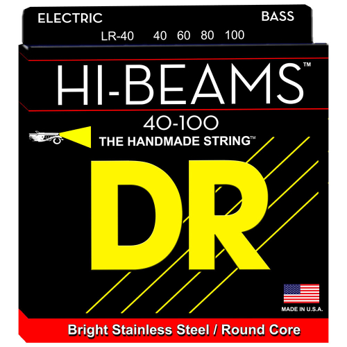 DR Strings Hi-Beam LR-40 (40-100) Electric Bass String Set