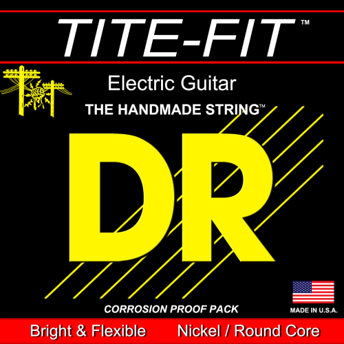 DR Strings Tite-Fit 22 Electric Guitar String, Wound