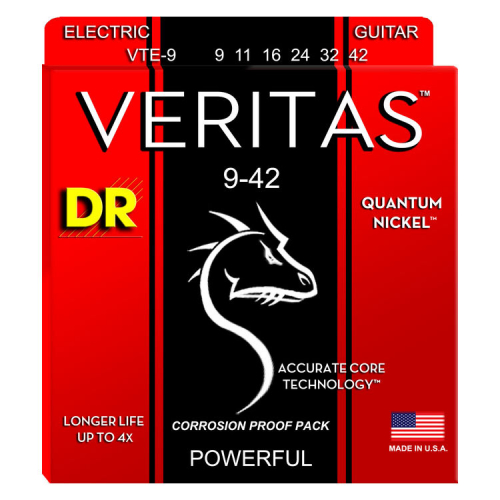 DR Strings Veritas VTE-9 (9-42) Electric Guitar String Set