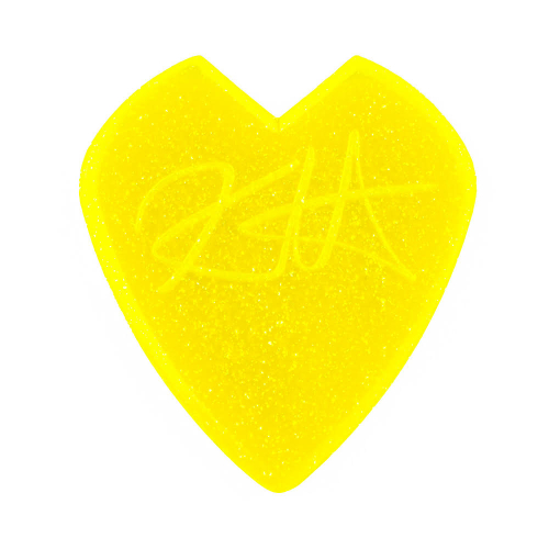 Dunlop Jazz III Kirk Hammett Yellow Sparkle Plektra 6-Pack