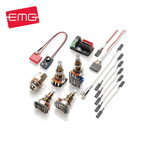 EMG 1 or 2 Pickups Wiring Kit Push Pull Long Shaft