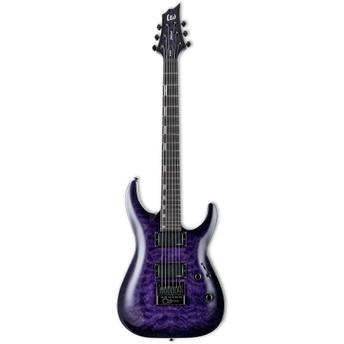 ESP LTD H-1000 EverTune See Thru Purple Sunburst Electric Guitar