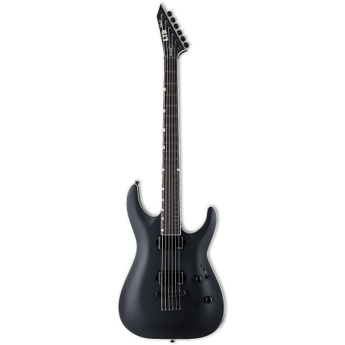ESP LTD MH-1000 Baritone Black Satin Electric Guitar