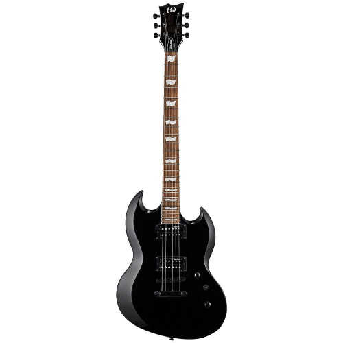 ESP LTD Viper-201B Black Baritone Electric Guitar
