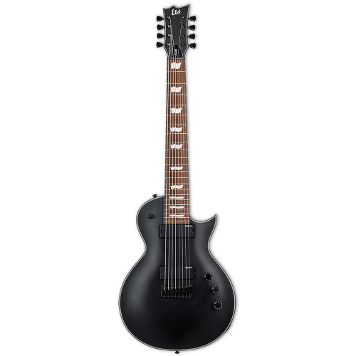 ESP LTD EC-258 Black Satin 8-String Electric Guitar