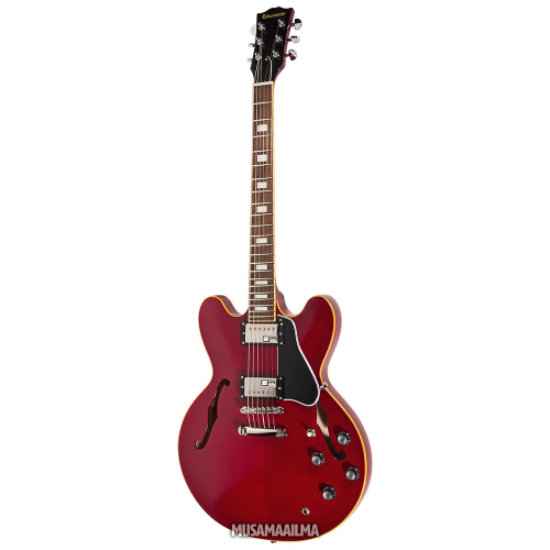 ESP Edwards E-SA-160LTS Cherry Semi-Acoustic Electric Guitar