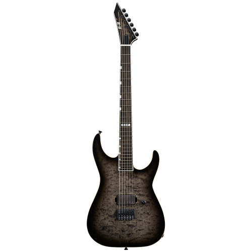 ESP E-II M-I Thru NT QM See Thru Black Sunburst Electric Guitar