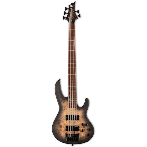 ESP LTD D-5 Black Natural Burst Satin 5-String Electric Bass
