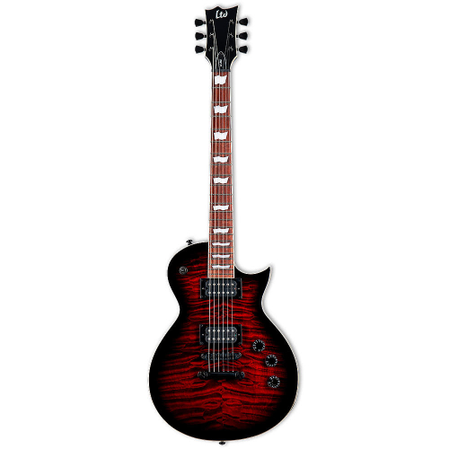 ESP LTD EC-256QM See Thru Black Cherry Sunburst Electric Guitar