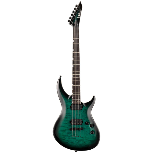 B-STOCK ESP LTD H3-1000 Black Turquoise Burst Electric Guitar