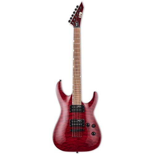 ESP LTD MH-200QM NT See Thru Black Cherry Electric Guitar