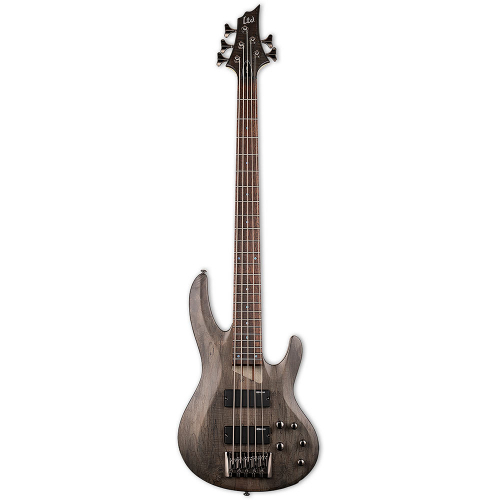 ESP LTD B-205SM See Thru Black Satin 5-String Electric Bass