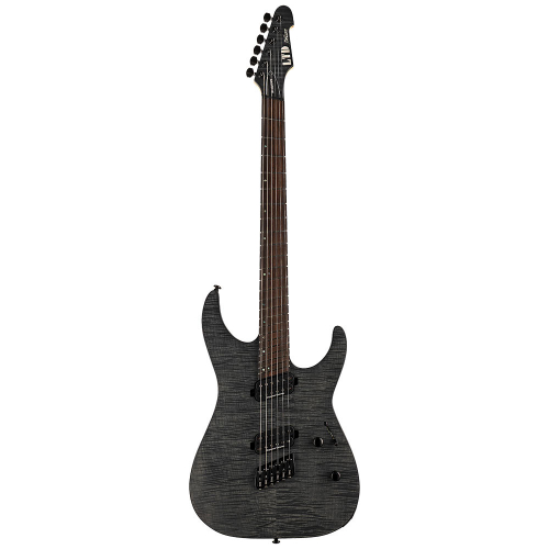 ESP LTD M-1000 Multi-Scale See Thru Black Satin Electric Guitar