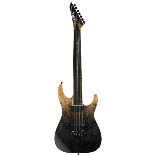 ESP LTD M-1007HT Black Fade 7-String Electric Guitar