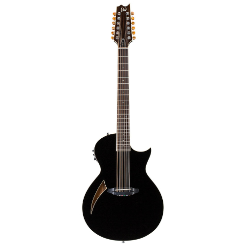 B-STOCK ESP LTD TL-12 Black 12-String Electric-Acoustic Guitar