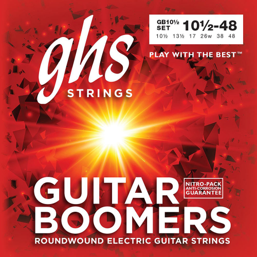 GHS Boomers GB10 1/2 Light+ 10.5-48 Electric Guitar String Set