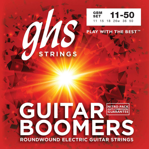 GHS Boomers GBM Medium 11-52 Electric Guitar String Set