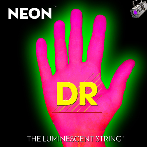DR Strings K3 Neon Pink NPB-45 (45-105) Electric Bass String Set