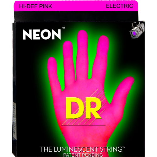 DR Strings K3 Neon Pink NPE-10 (10-46) Electric Guitar String Set
