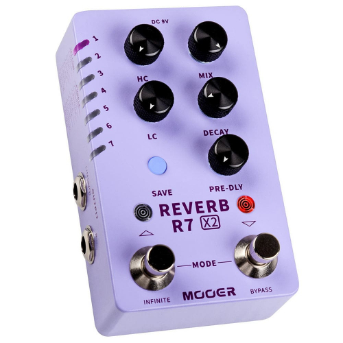 Mooer R7 X2 Reverb Effects Pedal