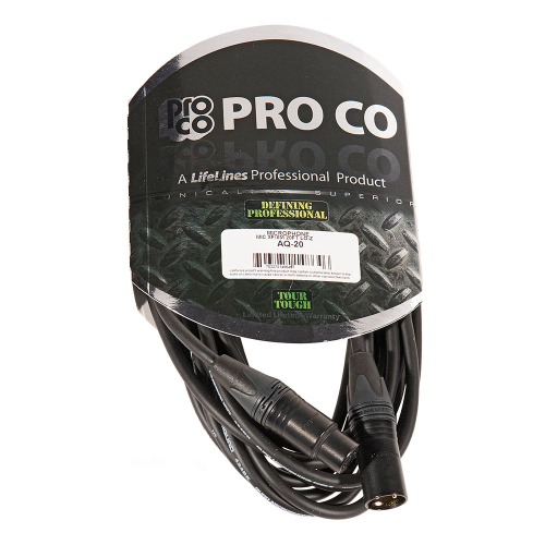 ProCo Ameriquad AQ-20 Microphone Cable 6m