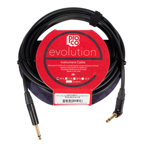 ProCo Evolution Guitar EVLGCLN-10 Instrument Cable 3m
