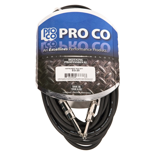 ProCo EG-20 Excellines Instrument Cable 6m