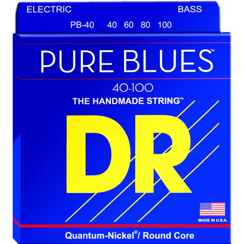 DR Strings Pure Blues PB-40 (40-100) Electric Bass String Set