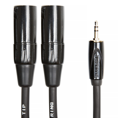Roland RCC-10-352XM Balanced Interconnect Cable XLRM-Stereo Mini Plug 3m