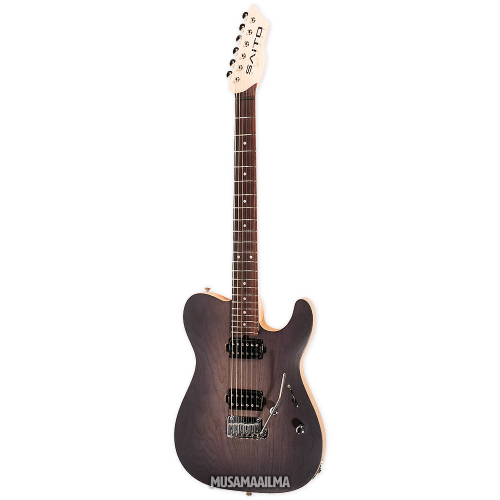 Saito S-622TLC HH Trans Black Electric Guitar