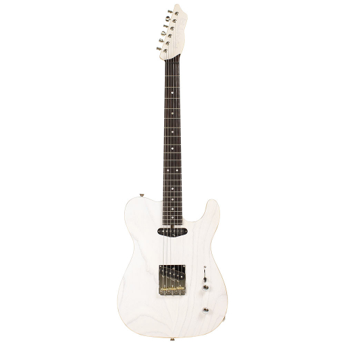 Saito S-622TLC SS Ash Trans White Electric Guitar