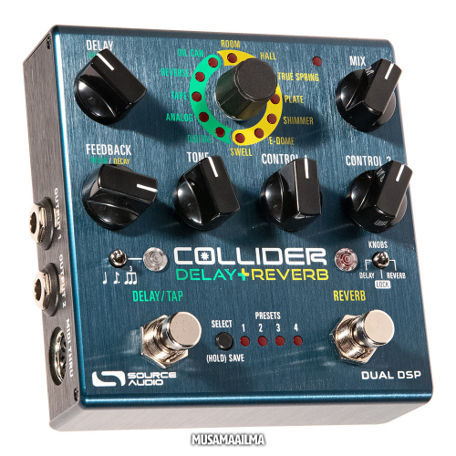 Source Audio Collider Delay + Reverb Effects Pedal