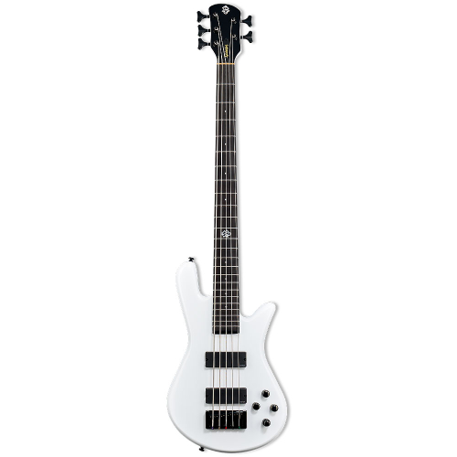 Spector NS Ethos 5 HP White Sparkle Gloss 5-String Electric Bass