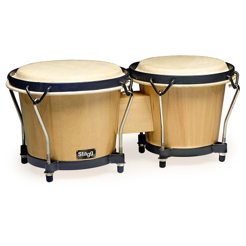 Stagg BW-70N 6 & 7 Traditional Wooden Bongo Set