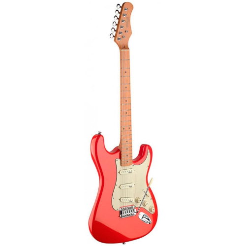 Stagg SES-50M Fiesta Red Electric Guitar