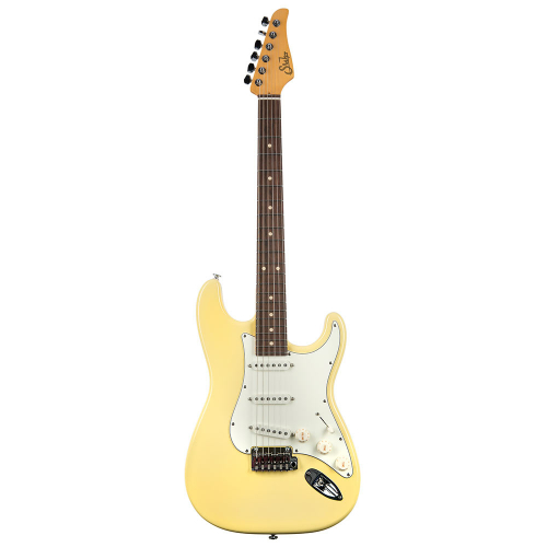 Suhr Classic S IR SSS Vintage Yellow Electric Guitar