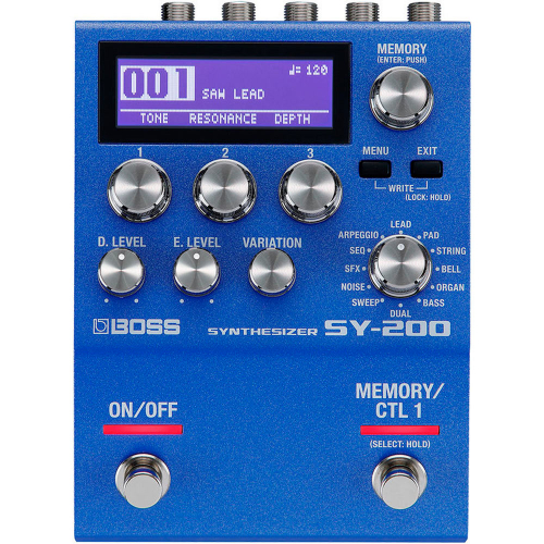BOSS SY-200 Guitar Synthesizer Effects Pedal
