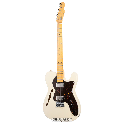 Tokai Custom Shop TTE-200 Thinline Maple Vintage White Electric Guitar